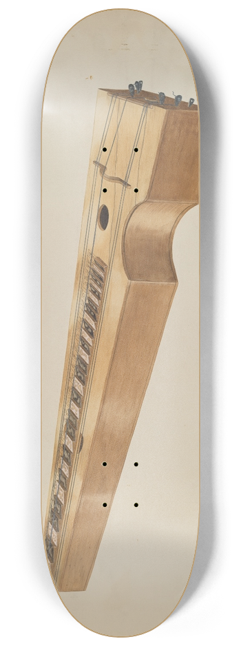 Wilbur M Rice - Psalmodicon 8.25 inch art skate deck