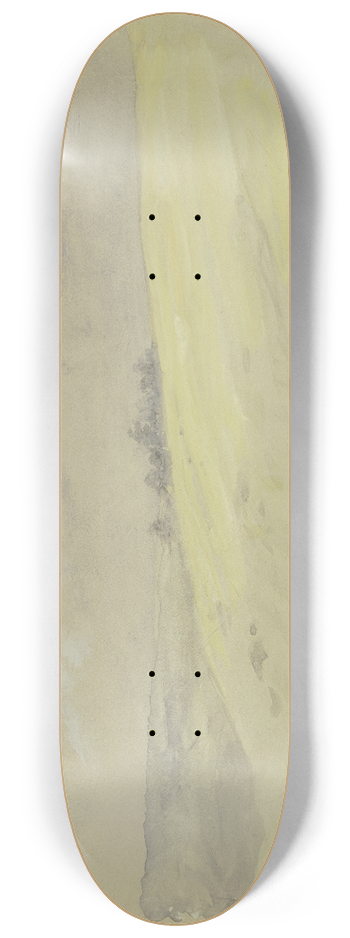 Wilhelm Amandus Beer - Hilly landscape 8.25 inch art skate deck