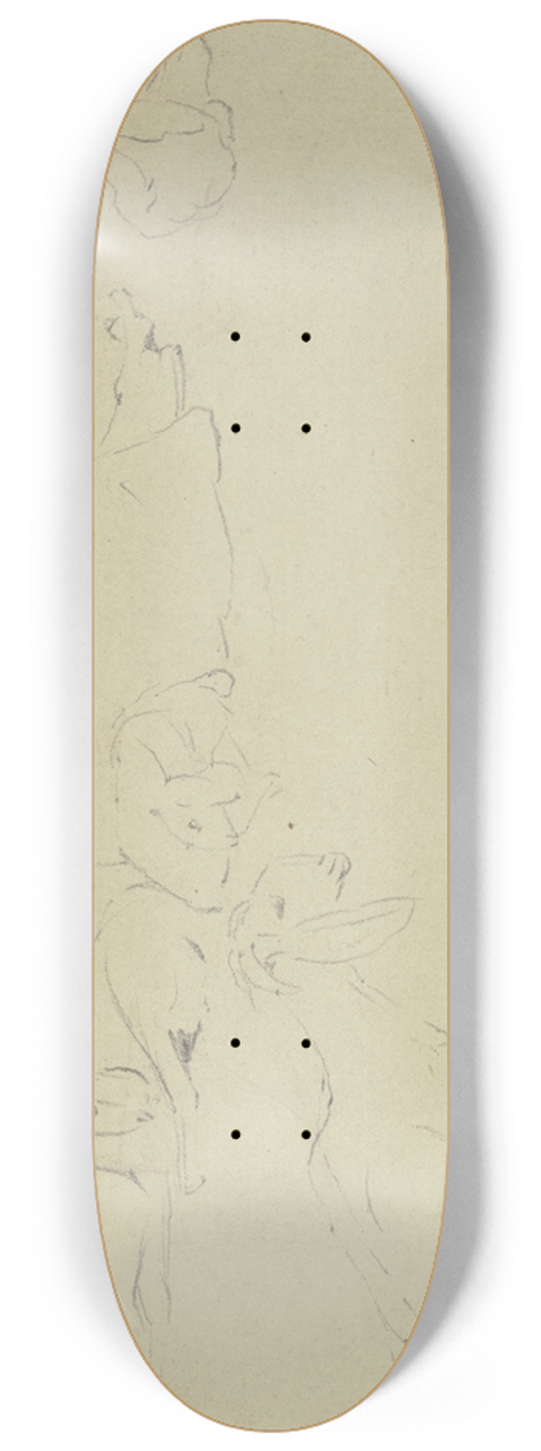 Wilhelm Gentz - Sheep 8.25 inch art skate deck