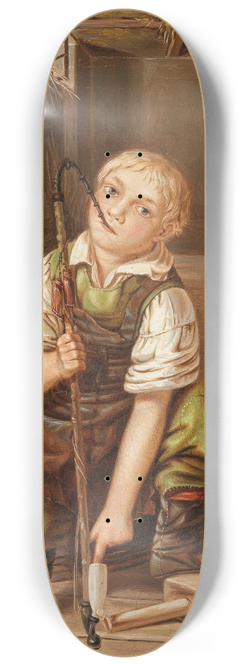 Wilhelm Kiesewetter - Der kleine Handwerker 8.25 inch art skate deck