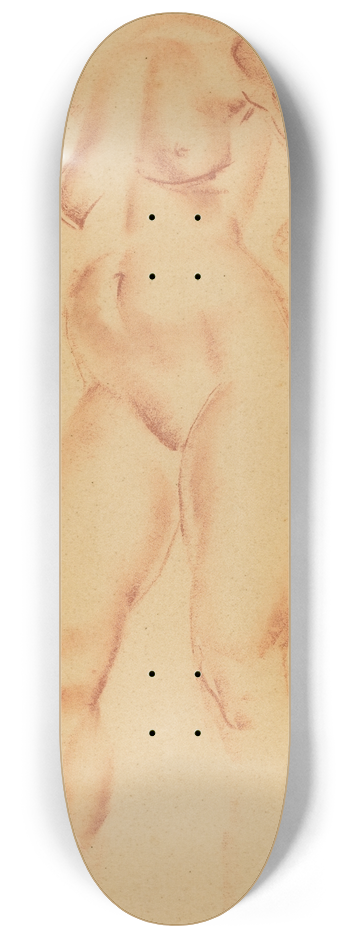 Wilhelm Lehmbruck - Nude 8.25 inch art skate deck