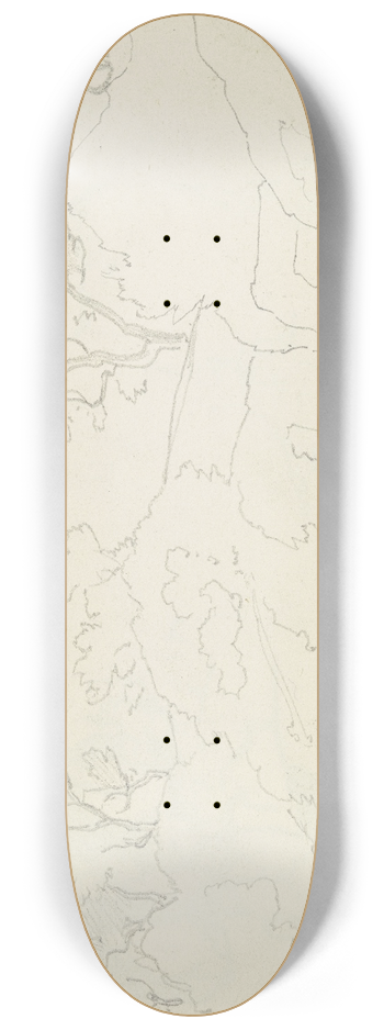 August Lucas - Italian landscape 8.25 inch art skate deck