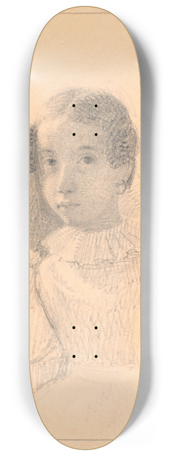 Wilhelm Marstrand - Portrt af Adelaide Emilie Waagepetersen 8.25 inch art skate deck