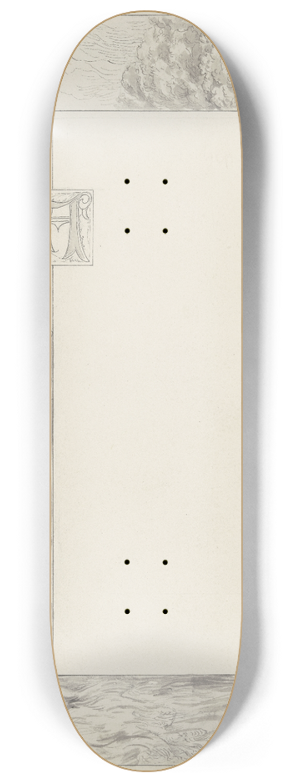 Wilhelm Steinhausen - Diethers Traum vom Engel Gottes 8.25 inch art skate deck