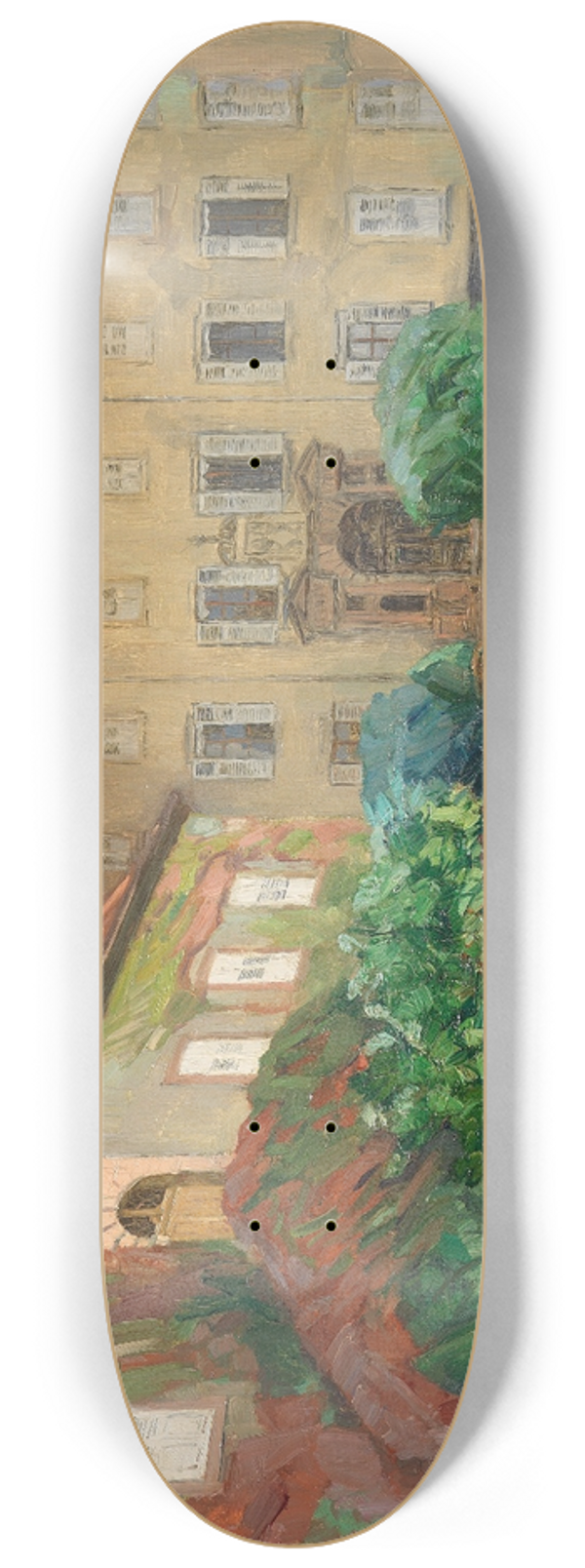 Wilhelm Trbner - Schlohof in Baden-Baden im September 8.25 inch art skate deck