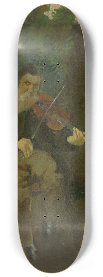 August Macke - Der alte Geiger 8.25 inch art skate deck