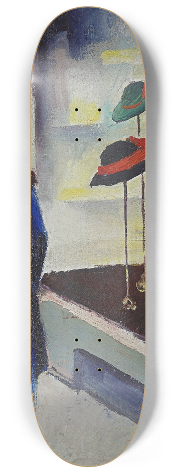 August Macke - Hat shop 8.25 inch art skate deck