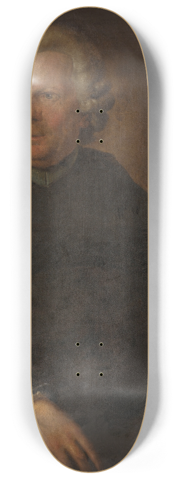 Willem Jacob Herreyns - Jozef Ghesquire, Jesuit and Bollandist 8.25 inch art skate deck