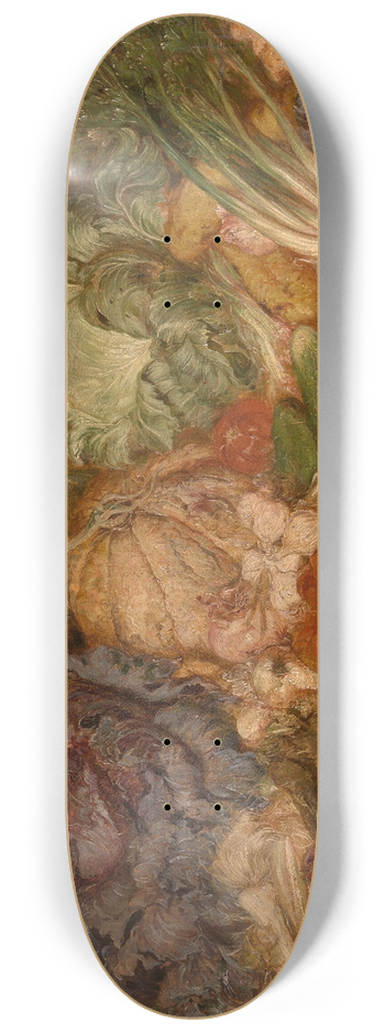 Willem Linnig the Younger - Vegetables 8.25 inch art skate deck