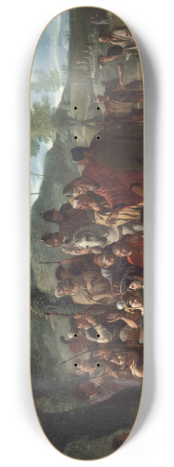 Willem Reuter - Saint John the Baptist Preaching 8.25 inch art skate deck