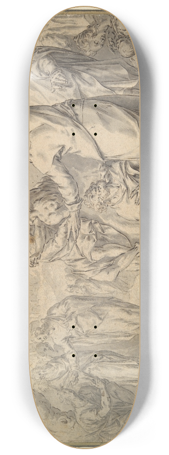 Willem Swanenburg - The preaching of St. John theBaptist 8.25 inch art skate deck