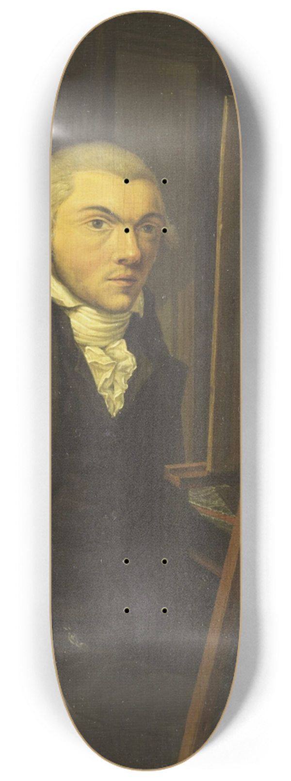 Willem Uppink - Portrait of a Painter, probably Harmanus Uppink 8.25 inch art skate deck