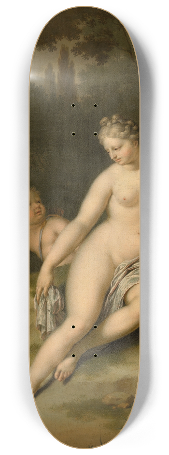 Willem Van Mieris - Venus with Cupido 8.25 inch art skate deck
