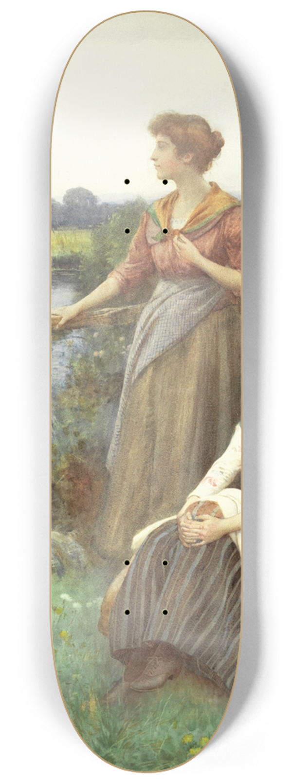 William Affleck - Waiting for the ferry 8.25 inch art skate deck