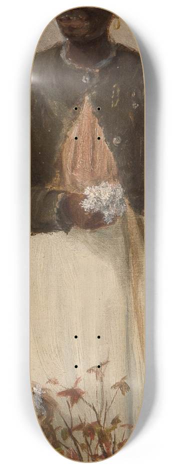 William Aiken Walker - Picking Cotton 8.25 inch art skate deck