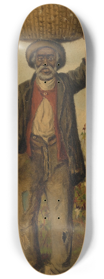 William Aiken Walker - Standing Man 8.25 inch art skate deck