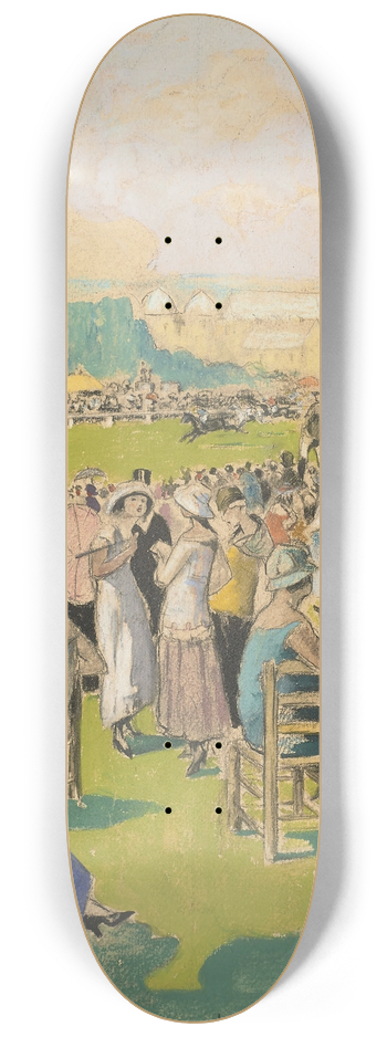 William-Albert Ablett - Les courses  Chantilly 8.25 inch art skate deck