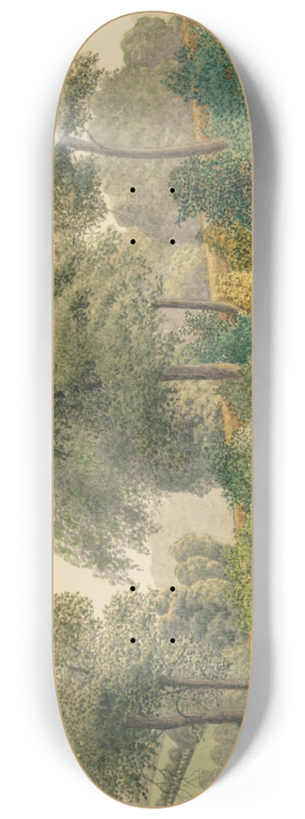 William Bell Scott - Enchanted corner 8.25 inch art skate deck