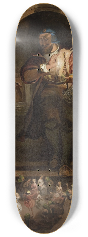 William Bell Scott - The Butlers Surprise On All Hallows Eve 8.25 inch art skate deck