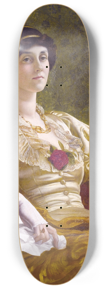 William Blake Richmond - Ethel Bertha Harrison 8.25 inch art skate deck