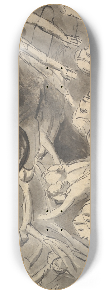 William Blake - The Last Trumpet 8.25 inch art skate deck