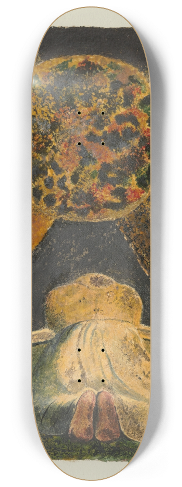 William Blake - The song of Los. Lambeth Pl.1 8.25 inch art skate deck