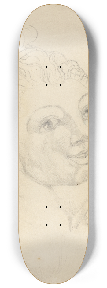 William Blake - Wat Tylers Daughter 8.25 inch art skate deck