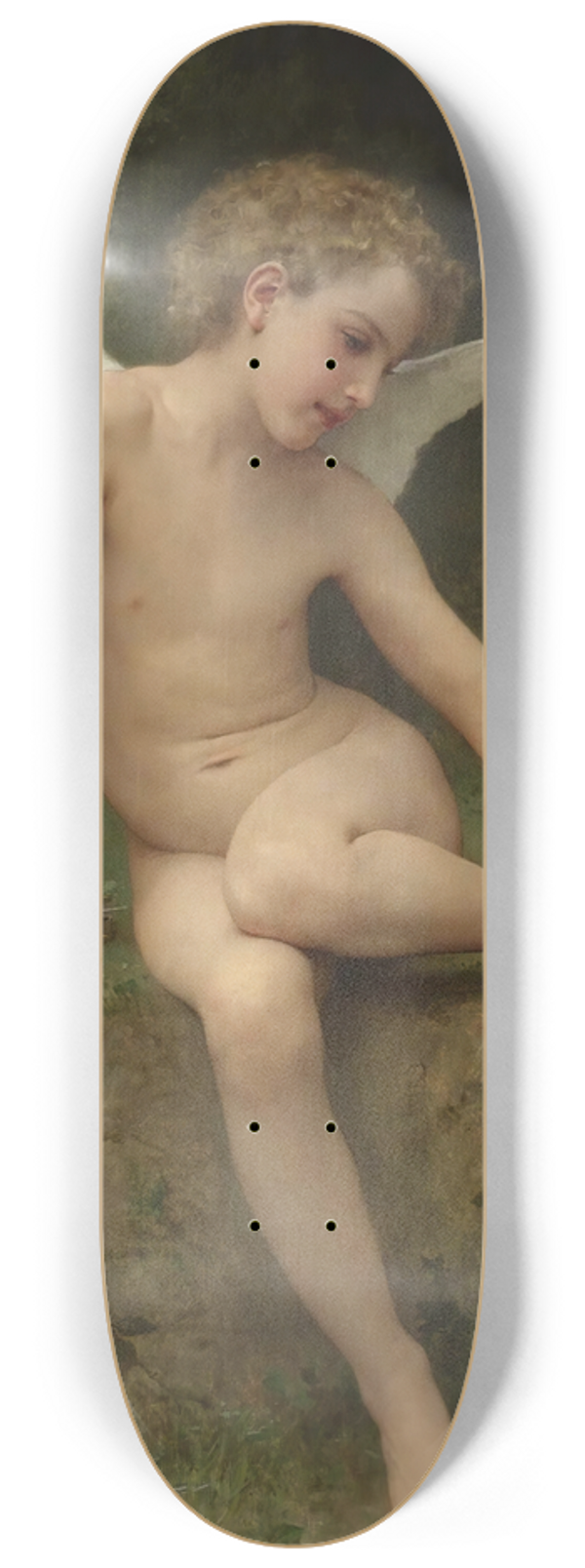 William Bouguereau - Lamour  Lpine 8.25 inch art skate deck