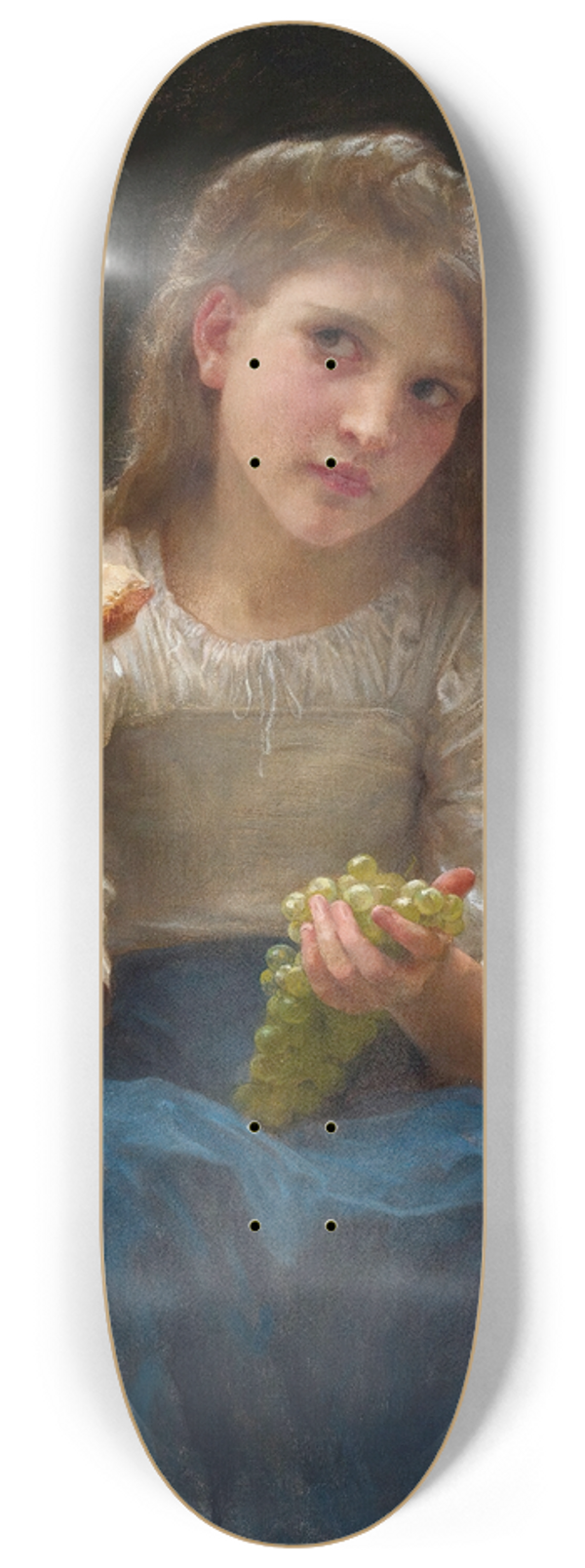 William Bouguereau - Le Goter 8.25 inch art skate deck