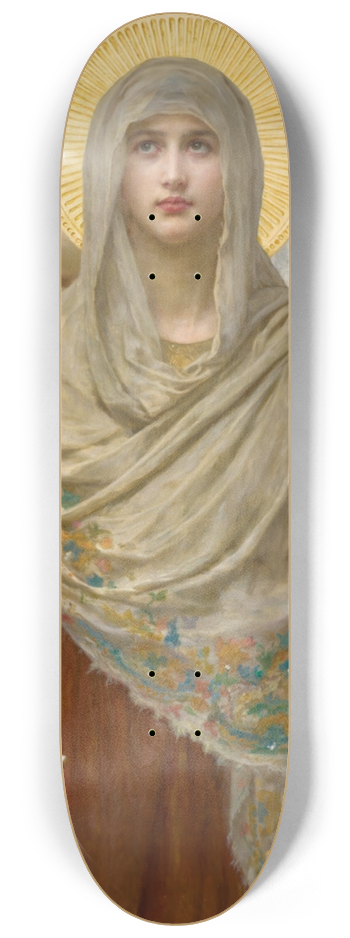 William Bouguereau - Ora Pro Nobis 8.25 inch art skate deck