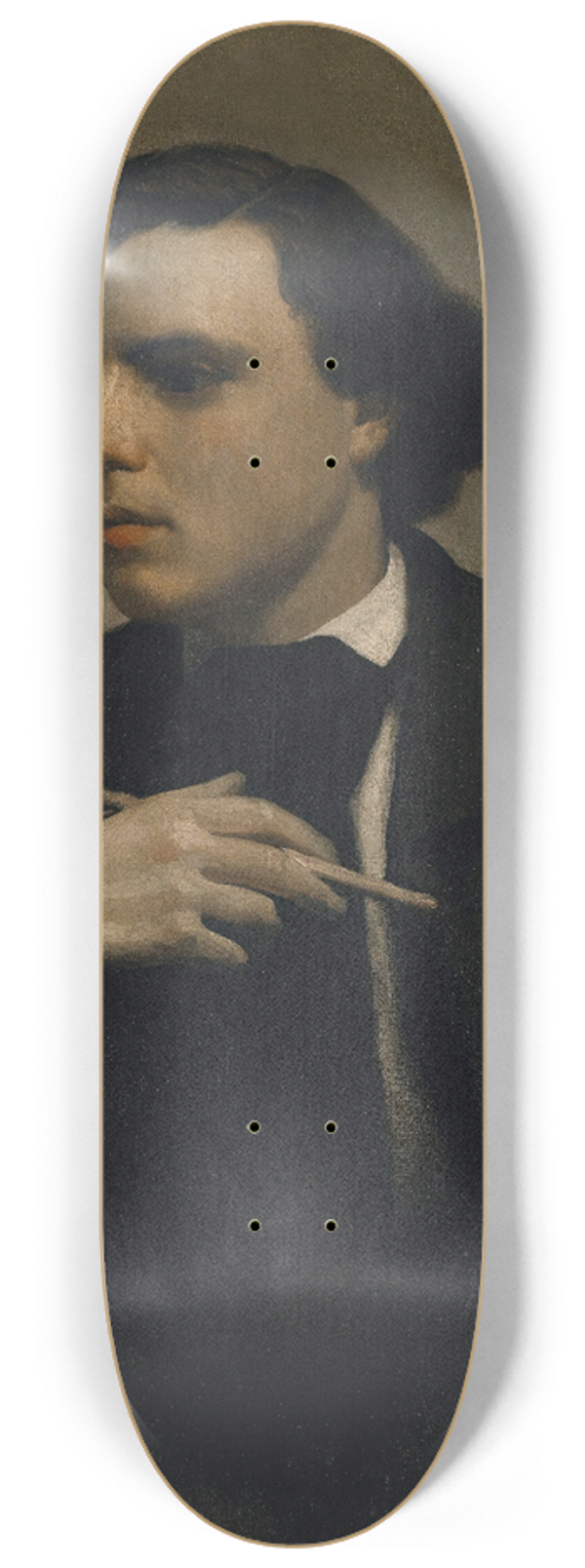 William Bouguereau - Portrait De Ferdinand Chaigneau 8.25 inch art skate deck