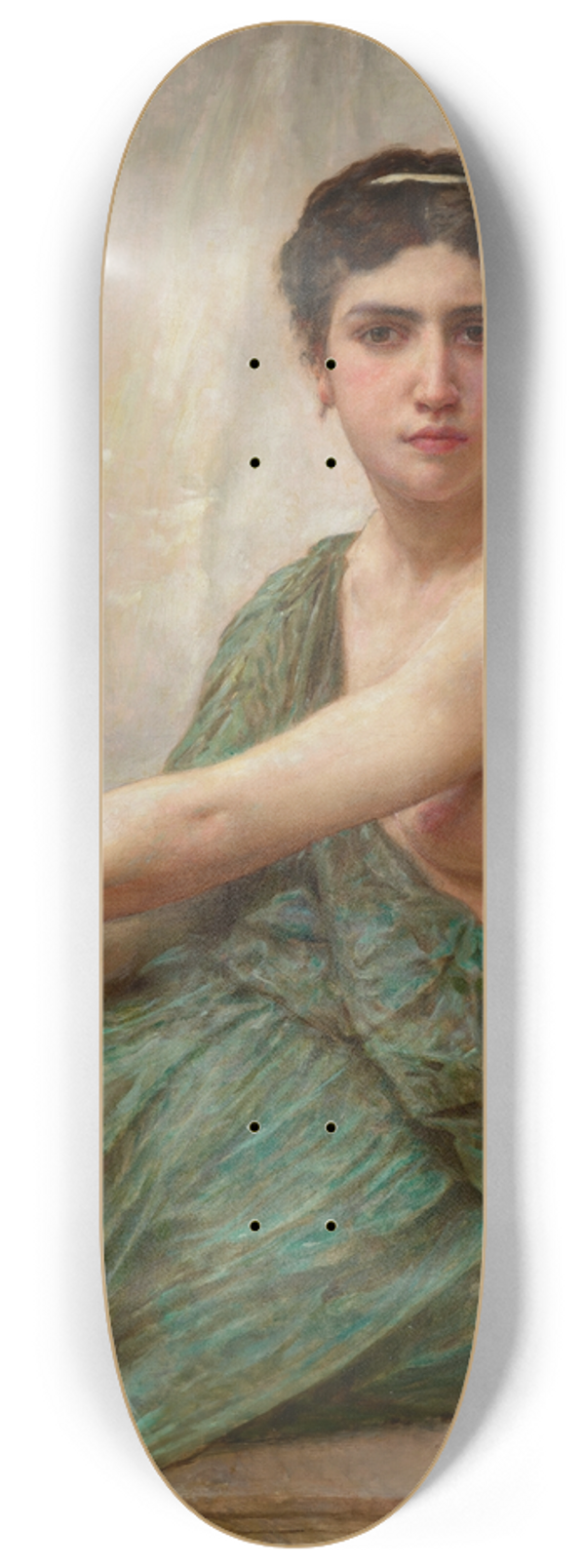 William Bouguereau - Rflexion 8.25 inch art skate deck
