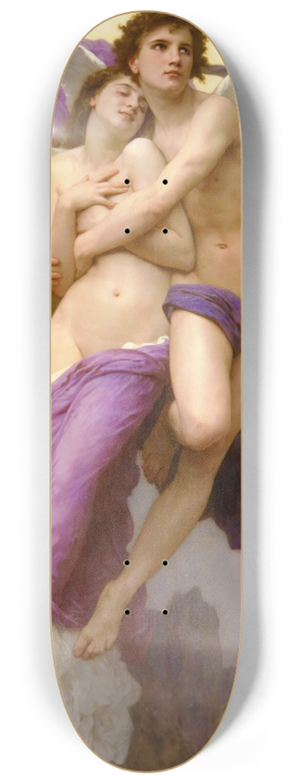 William Bouguereau - The abduction of Psyche 8.25 inch art skate deck