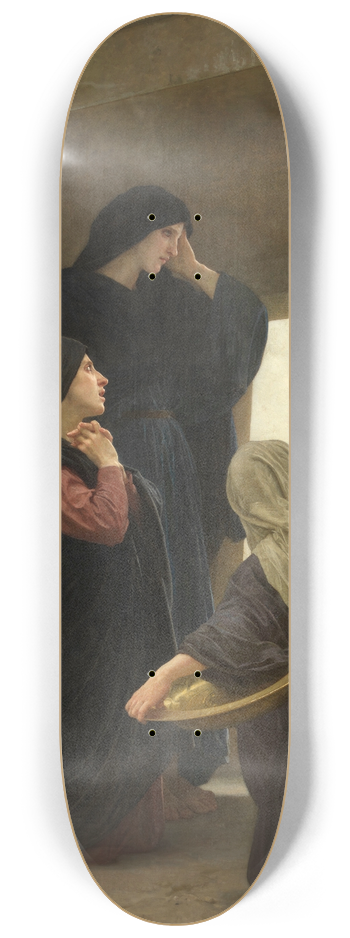 William Bouguereau - The Holy Women at the Tomb 8.25 inch art skate deck