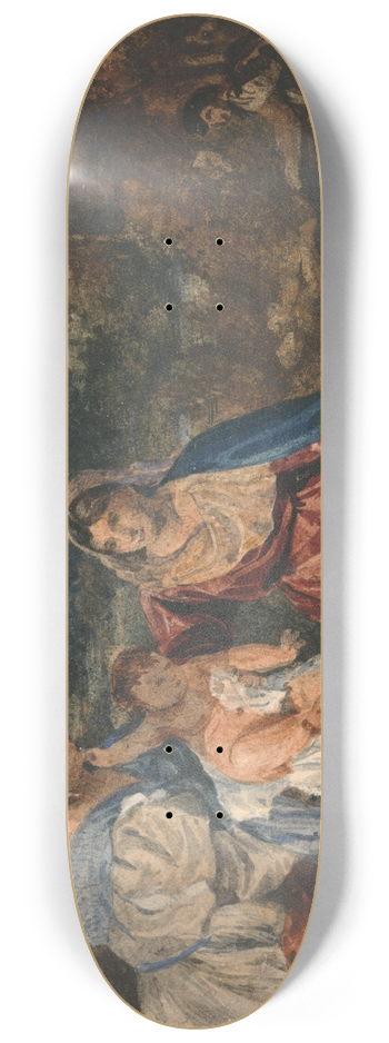 William Callow - Madonna with a Rabbit 8.25 inch art skate deck