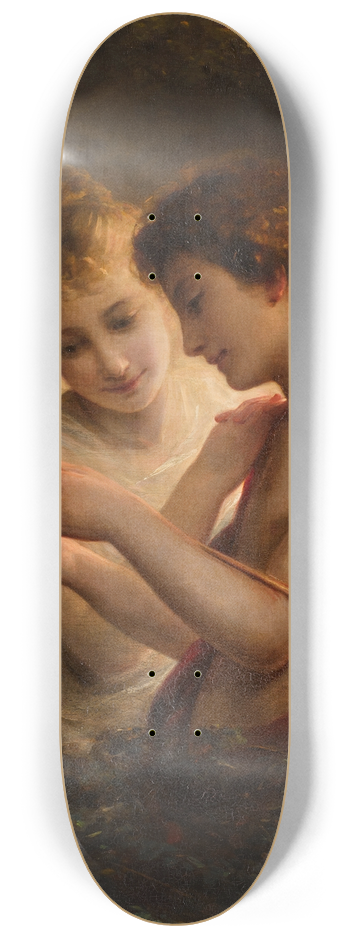 August Riedel - Cupid and Psyche 8.25 inch art skate deck