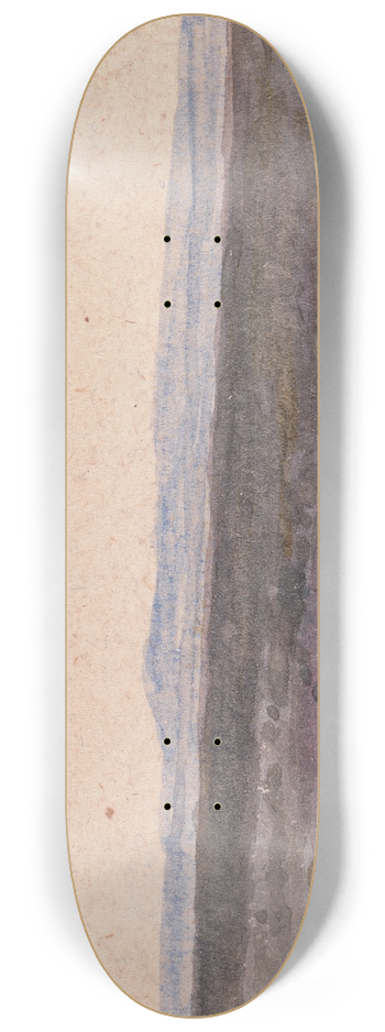 William Collins - Landscape: Valley with Mountain in Distance 8.25 inch art skate deck