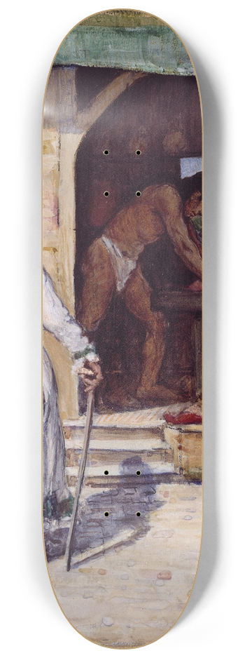 William Crampton Gore - An Eastern Scene 8.25 inch art skate deck