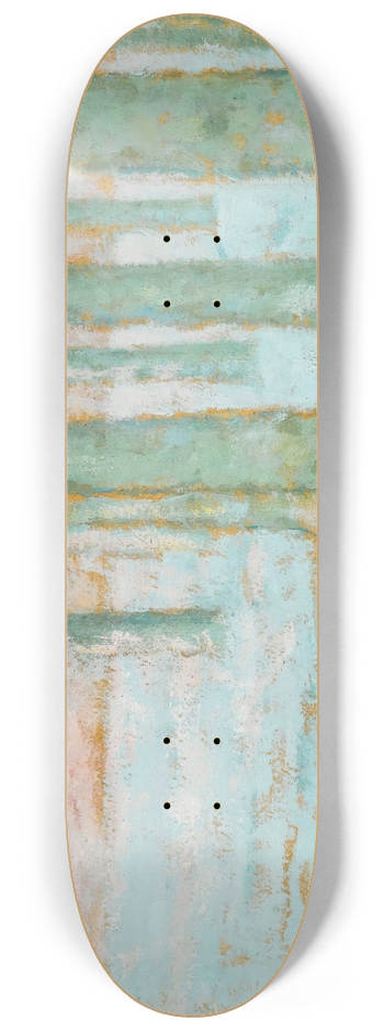 William Degouve de Nuncques - Hiver Dans La Foret 8.25 inch art skate deck