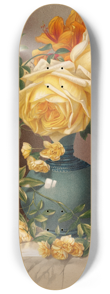 William Duffield - Marchal Niel Roses 8.25 inch art skate deck