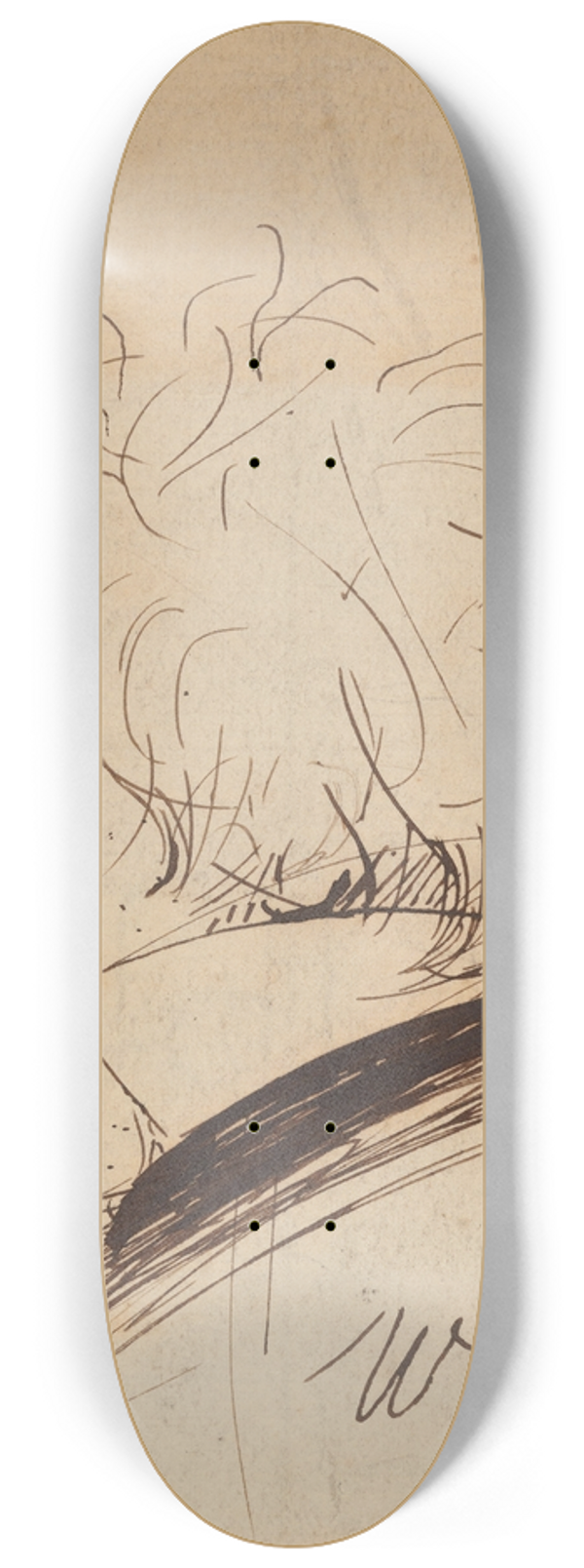 William Edward Frost - William Etty 8.25 inch art skate deck