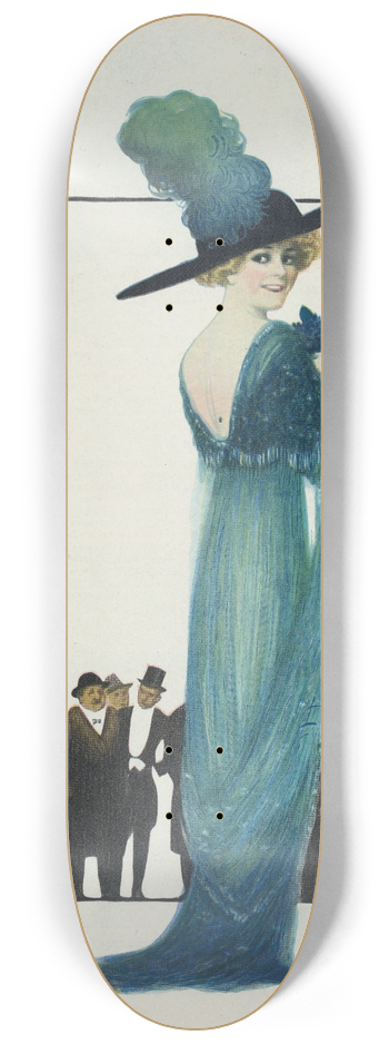 William Ely Hill - Built for speed; 1912 model 8.25 inch art skate deck