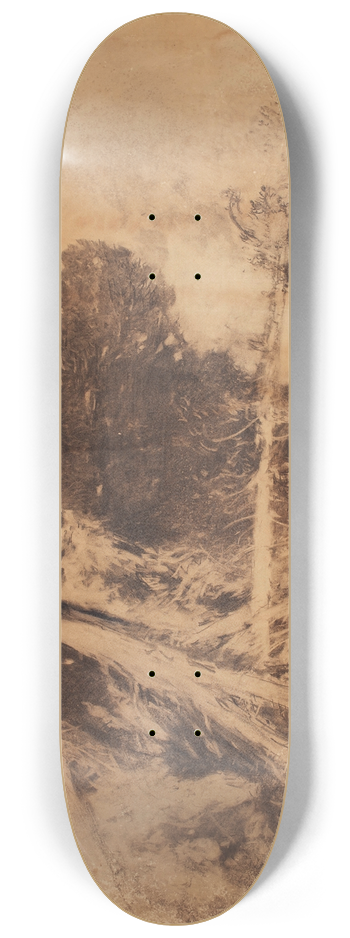 August Schaeffer von Wienwald - Baumstudie 8.25 inch art skate deck