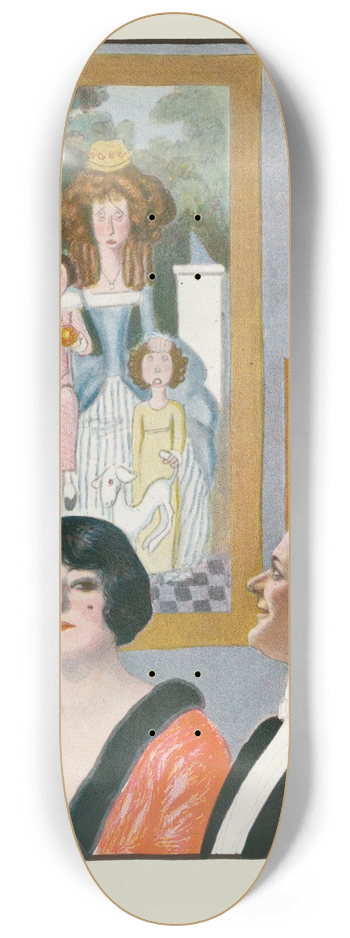 William Ely Hill - The retort brutal 8.25 inch art skate deck