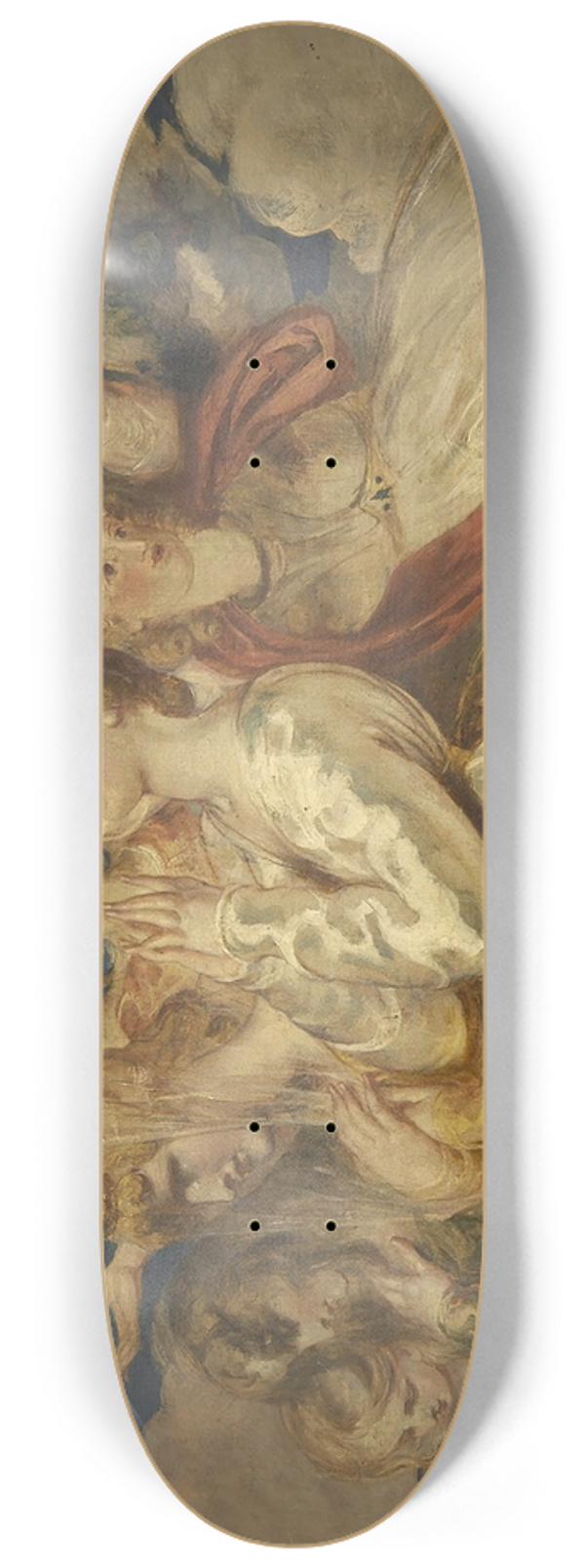 William Etty - The Assumption of the Virgin 8.25 inch art skate deck