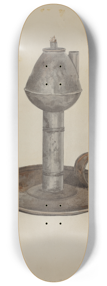 William Frank - Colonial Lamp 8.25 inch art skate deck