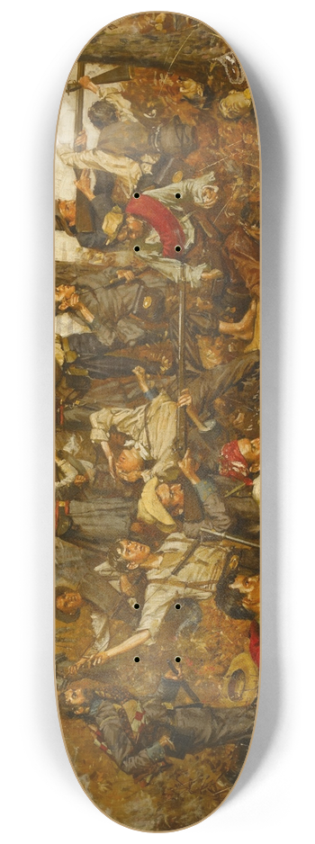 William Gilbert Gaul - Holding the Line at All Hazards 8.25 inch art skate deck