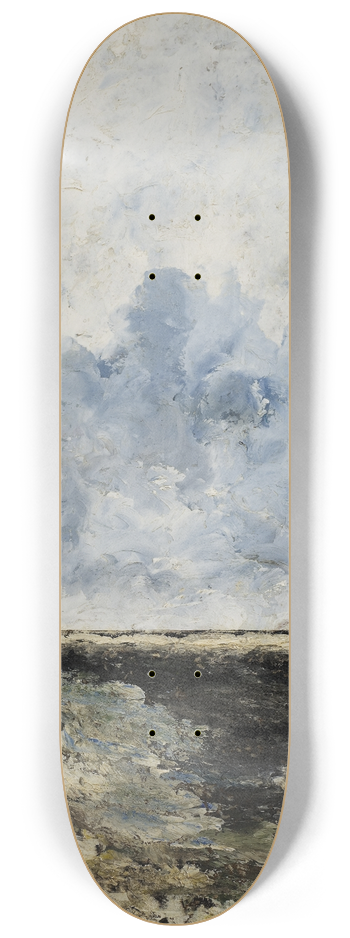 August Strindberg - Seascape 8.25 inch art skate deck