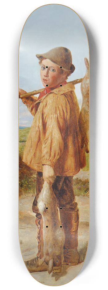 William Hemsley - The Young Poacher 8.25 inch art skate deck