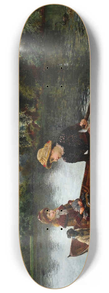 William Henry Bartlett - An Idle Afternoon 8.25 inch art skate deck